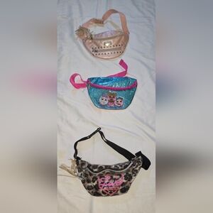 Set of Three Stylish Fanny Packs